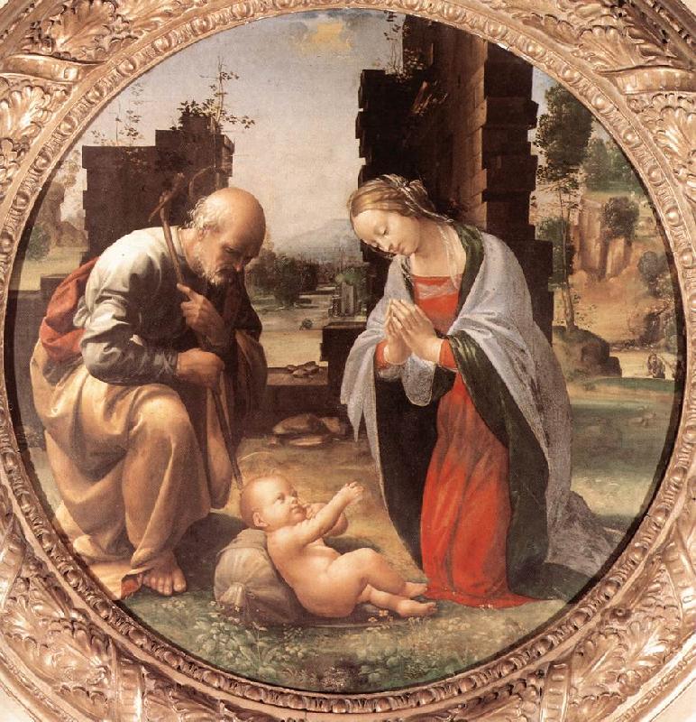 BARTOLOMEO, Fra The Adoration of the Christ Child nn Sweden oil painting art